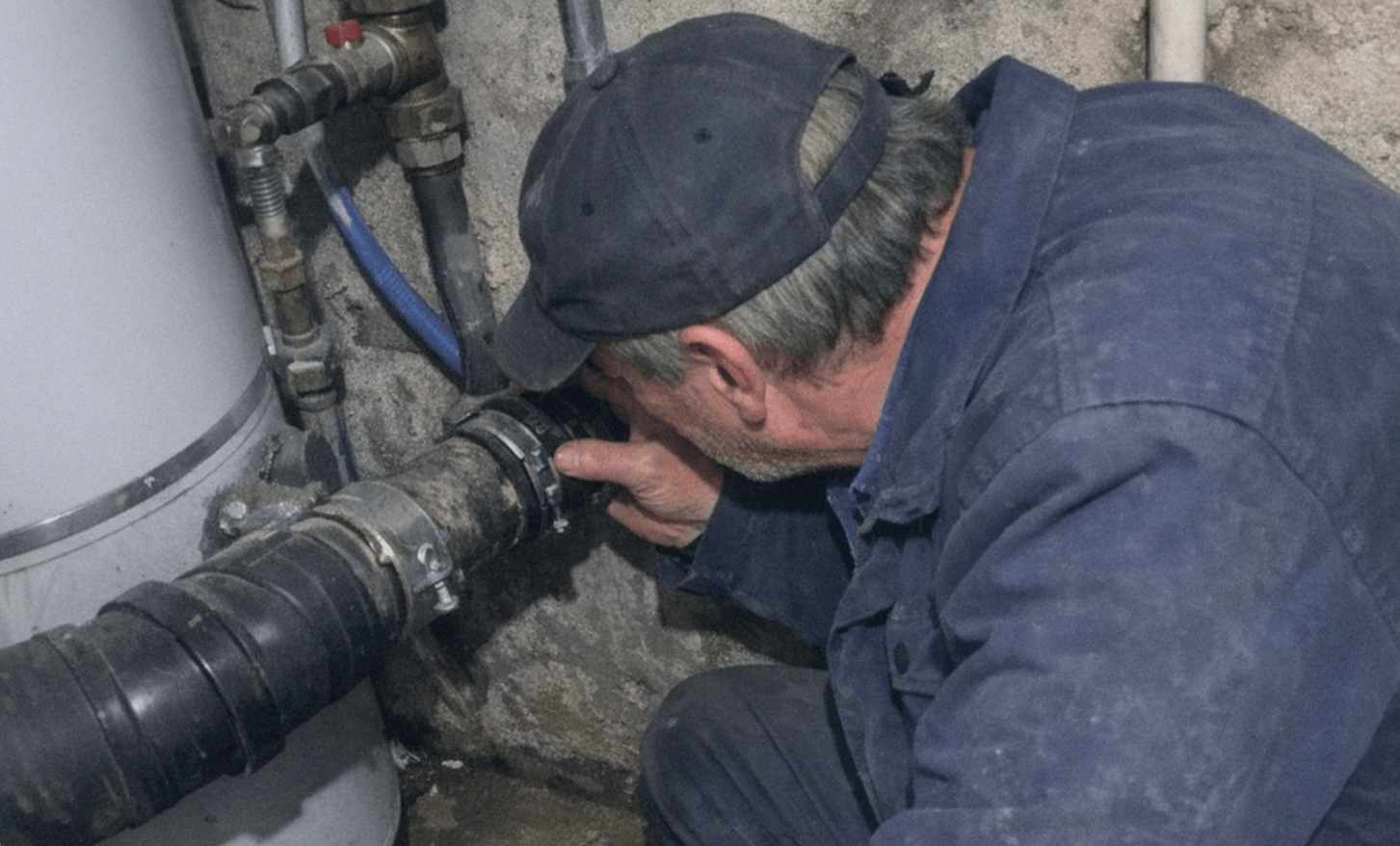 Rohrreinigung mit schonendem Verfahren in einem historischen Münchner Altbau
